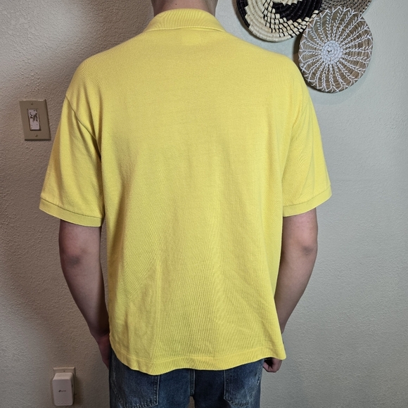 Lacoste Men's Polo Shirt in Vibrant Yellow Medium - Picture 3 of 13